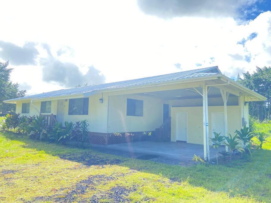 Peaceful, Private Master Bedroom With Own Bath Near Hilo, With Ac! Keaau المظهر الخارجي الصورة